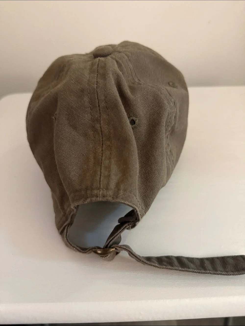 Embroidered 'Whatever' Olive Baseball Cap